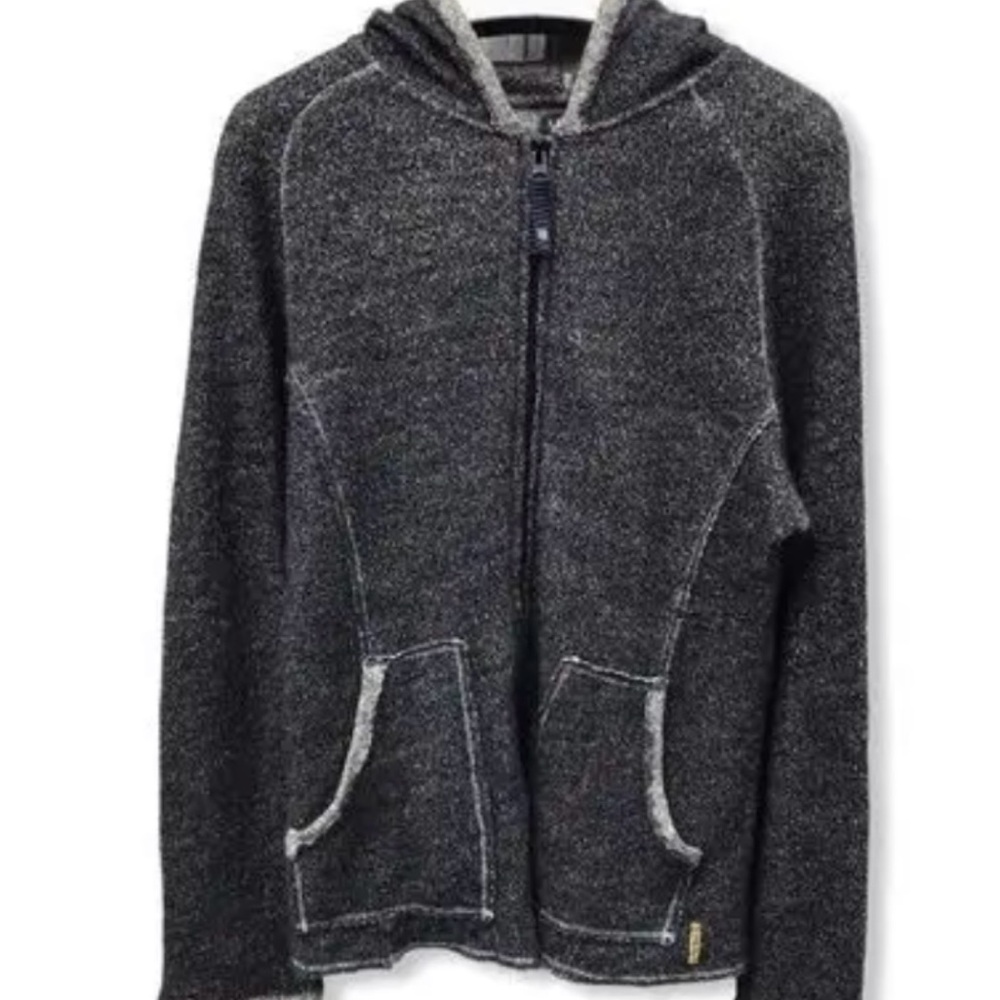 Vintage Armani, Jean wool and hemp hoodie